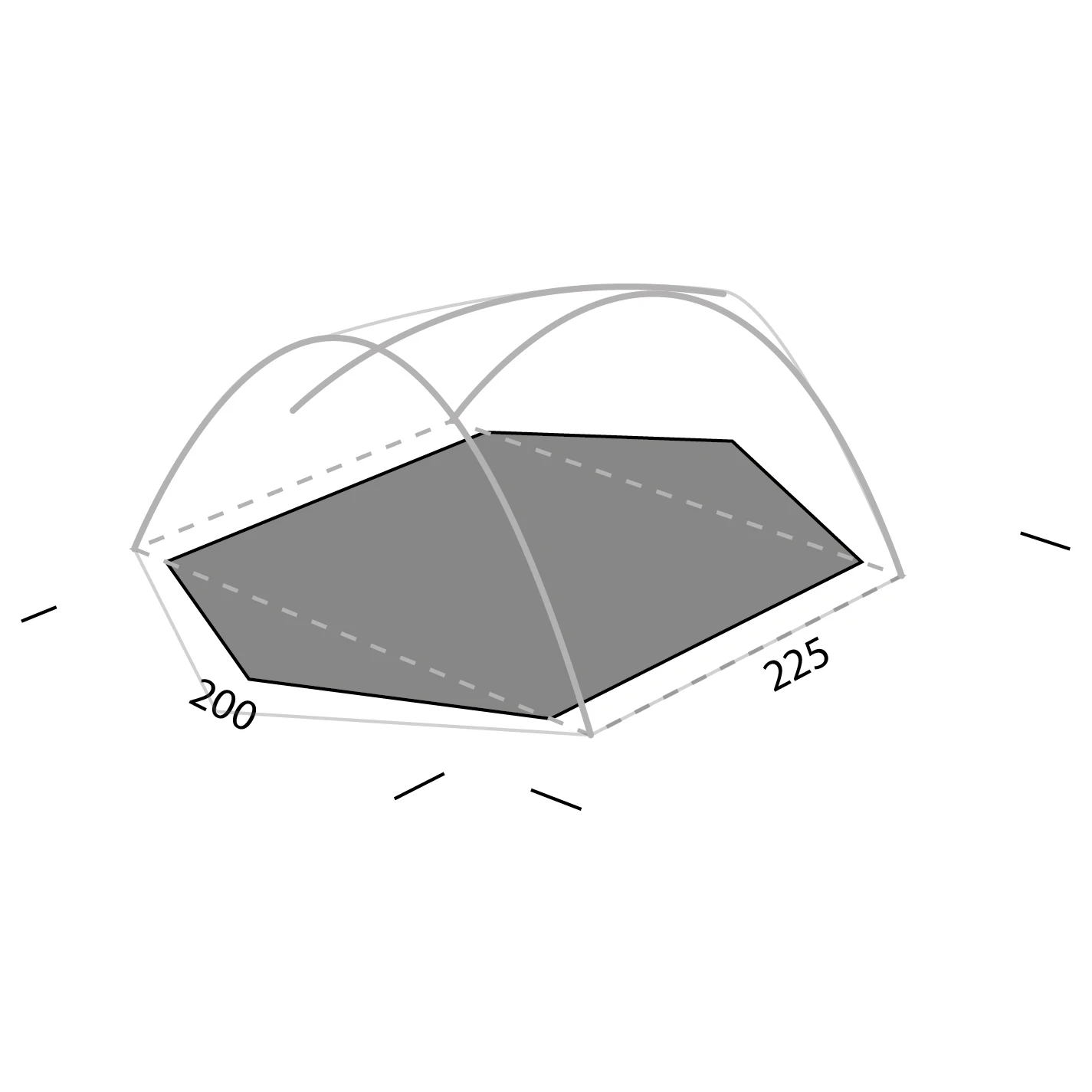 Exped Venus II Footprint - Zeltunterlage 1 Exped Venus II Footprint - Zeltunterlage